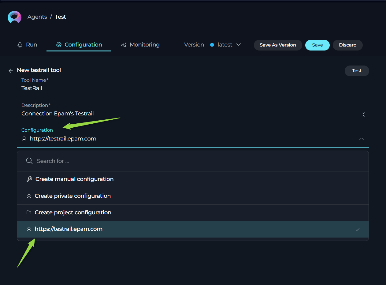 Configuration-Select_Private_Integration