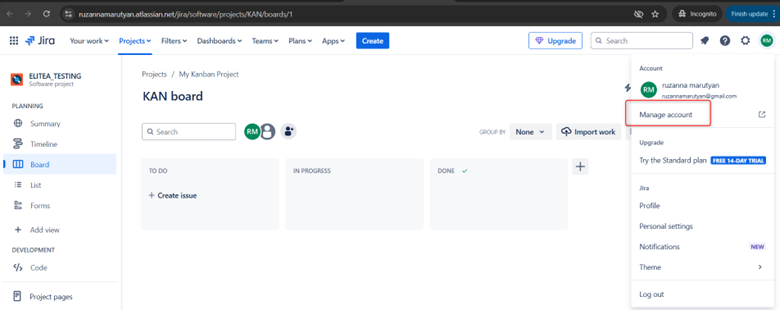 Jira-Manage_Account