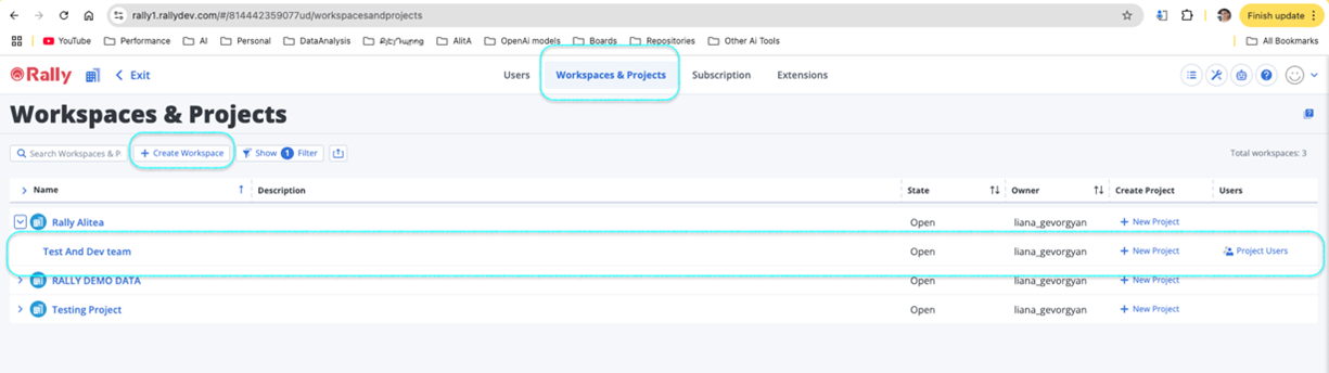 Rally-Workspaces_Projects